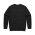 A black hoodie featuring a plain back design and cuffs, with a simple, classic silhouette.