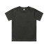 A dark grey kids' classic tee, featuring a simple crew neck and short sleeves. The shirt has a brand logo tag.
