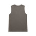 A sleeveless tank top in a faded olive green colour, featuring a plain back and a simple design.