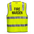Fire Warden Zip Vest  D&N