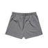 Active shorts in a sleek grey colour with an elastic waistband and drawstring. Features side slits for ease of movement.