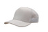 A white truckers mesh cap featuring a solid front and breathable mesh panels at the back.