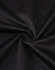 A close-up of black fabric showcasing a smooth, sustainable poly/cotton blend with a subtle texture.