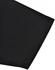 A close-up of a black polo shirt sleeve, featuring contrasting stitching and a small logo.