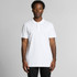 A white polo shirt with a collar and a logo, featuring a straight cut design.