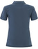 A ladies cotton stretch polo in navy blue, featuring a classic design and a branding logo.