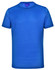 A blue ultra-lightweight men's performance short-sleeve t-shirt with a logo.