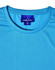 A light blue men's short-sleeve performance T-shirt featuring a textured fabric and a brand label.