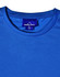 A blue men's ultra-lightweight performance short-sleeve t-shirt featuring a collar and a branded label.