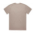 A faded t-shirt in a light beige colour, featuring a plain back with no visible logos or designs.