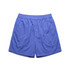 A pair of 17" swim shorts in a light blue colour, featuring an elastic waistband and a simple design.