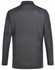 A long-sleeved polo shirt in a dark charcoal colour, featuring a subtle texture and a logo.