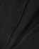 A close-up view of a black crew fleece sweat, highlighting its textured fabric and stitching details.