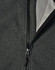 A softshell full zip hoodie in dark grey featuring a zip closure and interior fleece lining. It has a branding logo.
