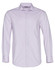 A light purple long-sleeve button-up shirt with a single chest pocket and a brand logo.