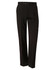 Men's stretch wool blend pants in black, featuring a straight leg design and a standard waistband with a logo.
