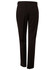 Men's black polyviscose stretch pants with a tailored fit, featuring back pockets and a logo.