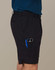 Men's utility cargo shorts in navy with multiple pockets, featuring a pen and sunglasses in the side pocket.