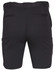 Men's black utility cargo shorts featuring pockets on the sides and back, designed for practicality.