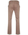 Men's chino pants in a light brown colour, featuring a smooth finish and back pockets. Includes branding on the label.