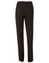 Women's black Flexi Waist Utility Pants in a poly/viscose stretch fabric, featuring a back pocket and a fitted design.