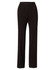 Black women's Flexi Waist Utility Pants in a poly/viscose stretch fabric, featuring a button closure and straight leg design.