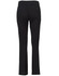 Black women's chino pants featuring a fitted design and two back pockets. The pants have a sleek, tailored look.