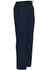 Men's solid navy scrub pants with pockets and a drawstring waistband, featuring a logo.