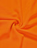 An orange fabric showcasing a textured pattern, suitable for polo shirts. The material appears lightweight and breathable.