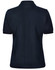 A navy polo shirt featuring contrast piping at the collar and sleeves, showcasing a classic design.