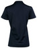 A navy short sleeve polo shirt featuring a sleek design and a logo on the back.