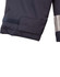 A dark navy safety jacket with reflective 3M tape and a velcro patch on the sleeve. Features branding.