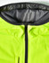 A Hi-Vis quilted safety jacket in bright yellow with a grey interior, featuring a front zip and a black trim.