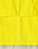 A bright yellow long-sleeve safety shirt featuring segmented reflective tape at the bottom. It includes a logo.