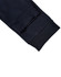Navy poly/cotton terry sweat pants featuring ribbed cuffs and a smooth finish. Includes a logo.