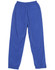 Track pants in a vibrant blue colour with an elastic waistband and a single back pocket. Features branding on the fabric.