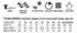 A product detail chart for the AIWX Workwear S/S Tee, featuring unisex sizing and specifications in black and white.