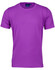 A purple Men's Cooldry Stretch Tee with short sleeves and a logo on the label at the neckline.