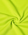 A close-up of lightweight, textured fabric in vibrant lime green, suitable for performance t-shirts.