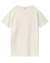 A plain cream-coloured men's premium cotton t-shirt with short sleeves and no visible branding.