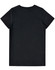A black ladies' premium cotton t-shirt with a classic short sleeve cut and a plain back design.
