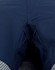 Unisex cotton stretch ripstop segmented work pants in navy, featuring a branded logo and segmented design.