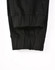 Cuffed work pants in black cotton stretch drill fabric, featuring a comfortable, fitted design.