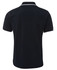 A navy polo shirt with a classic design featuring a contrasting collar and a logo.