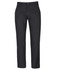 Stretch canvas trousers in a dark colour, featuring a button fastening and a sleek design. Includes a logo.