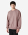 A softstyle adult sweatshirt in a mauve colour, featuring long sleeves and a relaxed fit. It has a logo.