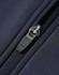 A dark navy sustainable softshell jacket featuring a zippered front with a durable fastening.