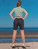 Unisex mercerised cotton shorts in dark colour, featuring a simple design and elastic waistband.