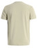 A light khaki men's premium cotton t-shirt featuring a classic short sleeve design and a simple back view.
