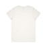 A plain white t-shirt with a standard cut and a small logo on the back. The fabric appears soft and casual.